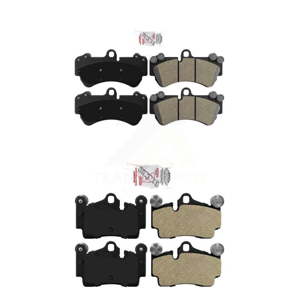 AmeriBRAKES KNF-100229 Disc Brake Pad for 2003-2010 Porsche Cayenne, Volkswagen Touareg - Front and Rear