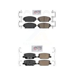 AmeriBRAKES KNF-100230 Disc Brake Pad for 2019-2023 Mazda 3, Mazda 3 Sport - Front and Rear