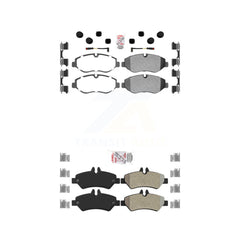 AmeriBRAKES KNF-100248 Disc Brake Pad for 2007-2018 Mercedes-Benz Sprinter 2500, Dodge Sprinter 2500, Freightliner Sprinter 2500 - Front and Rear