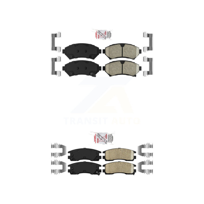 AmeriBRAKES KNF-100251 Disc Brake Pad for 1997-2005 Chevrolet Venture, Pontiac Montana and More - Front and Rear