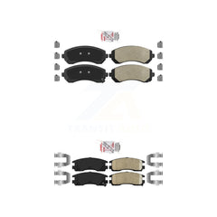 AmeriBRAKES KNF-100252 Disc Brake Pad for 2001-2007 Buick Rendezvous, Chevrolet Venture and More - Front and Rear