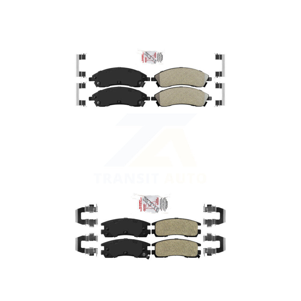 AmeriBRAKES KNF-100254 Disc Brake Pad for 2004 Pontiac Bonneville - Front and Rear