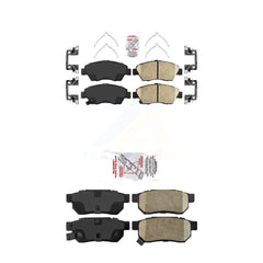 AmeriBRAKES KNF-100263 Disc Brake Pad for 1993-1997 Honda Civic del Sol, Honda Civic - Front and Rear