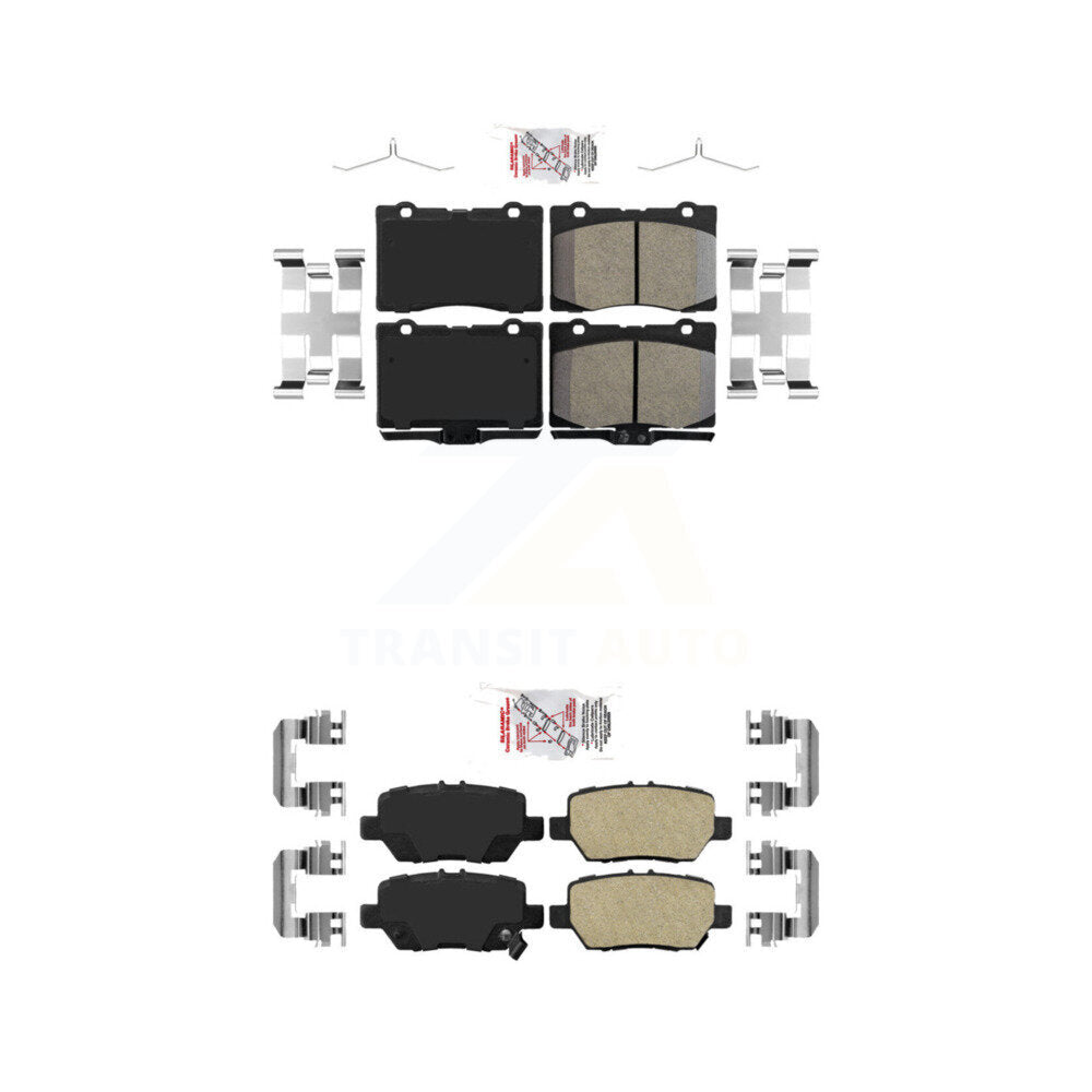 AmeriBRAKES KNF-100264 Disc Brake Pad for 2005-2012 Acura RL - Front and Rear
