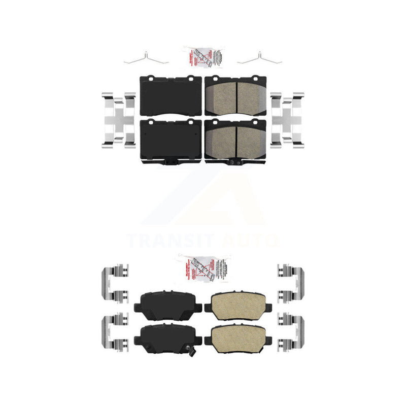 AmeriBRAKES KNF-100264 Disc Brake Pad for 2005-2012 Acura RL - Front and Rear