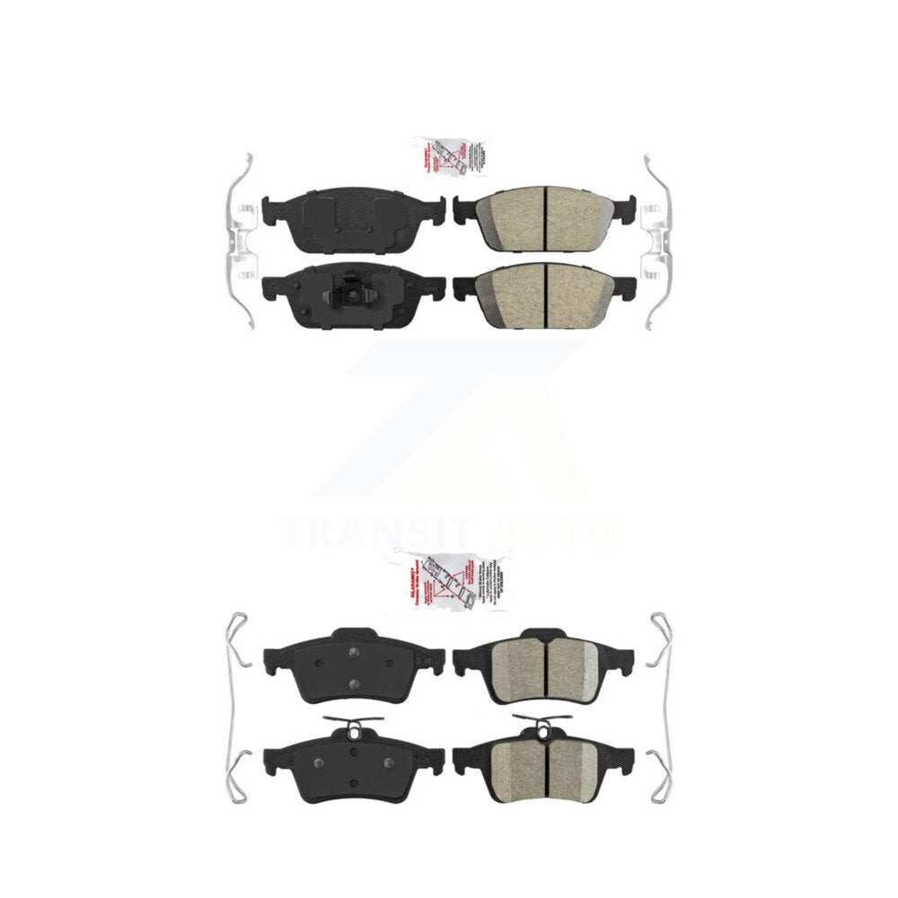 AmeriBRAKES KNF-100274 Disc Brake Pad for 2013-2023 Ford Transit Connect, Ford Escape - Front and Rear