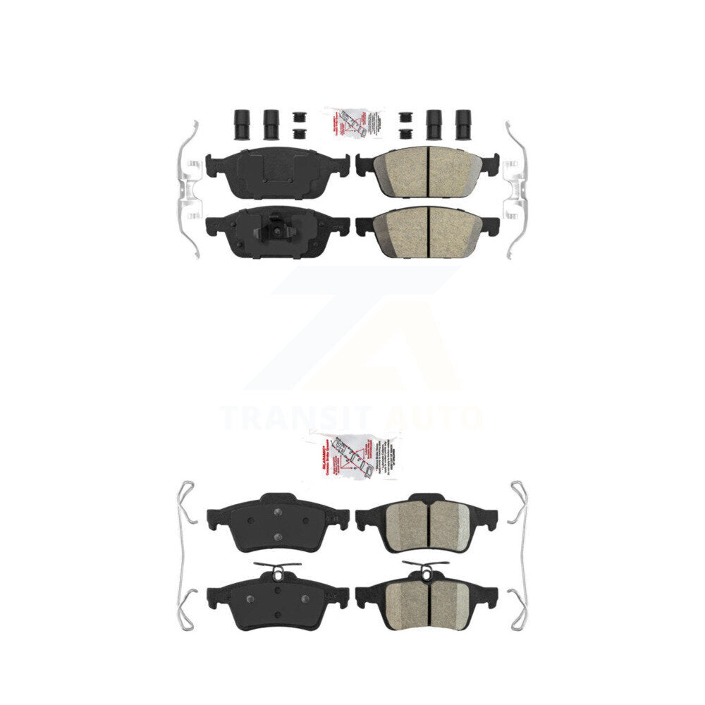 AmeriBRAKES KNF-100277 Disc Brake Pad for 2013-2023 Ford Transit Connect, Ford Escape - Front and Rear