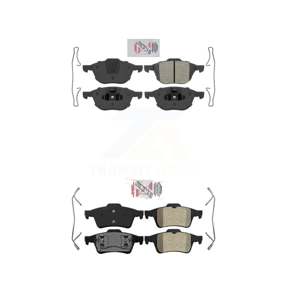 AmeriBRAKES KNF-100290 Disc Brake Pad for 2004-2006 Mazda 5, Mazda 3 - Front and Rear
