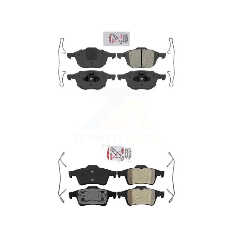 AmeriBRAKES KNF-100290 Disc Brake Pad for 2004-2006 Mazda 5, Mazda 3 - Front and Rear