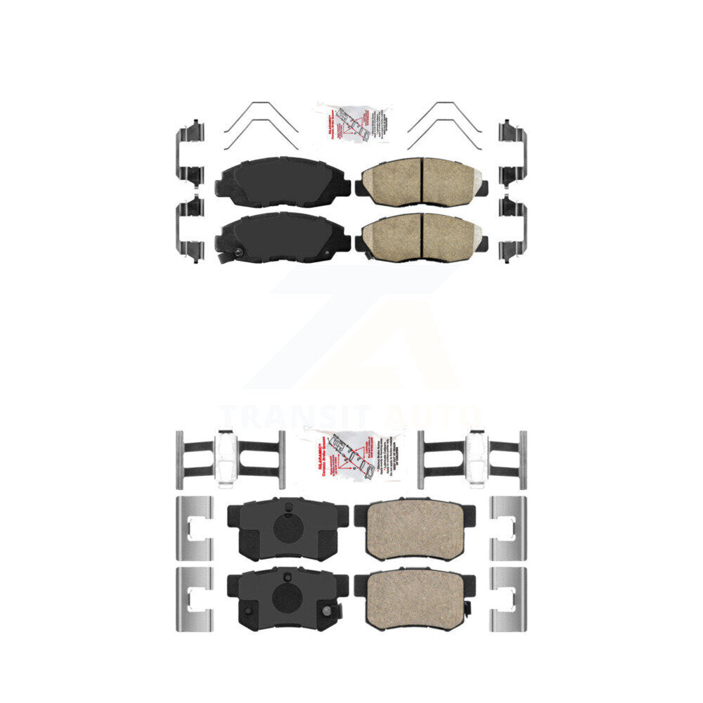 AmeriBRAKES KNF-100299 Disc Brake Pad for 2012-2015 Honda Civic - Front and Rear