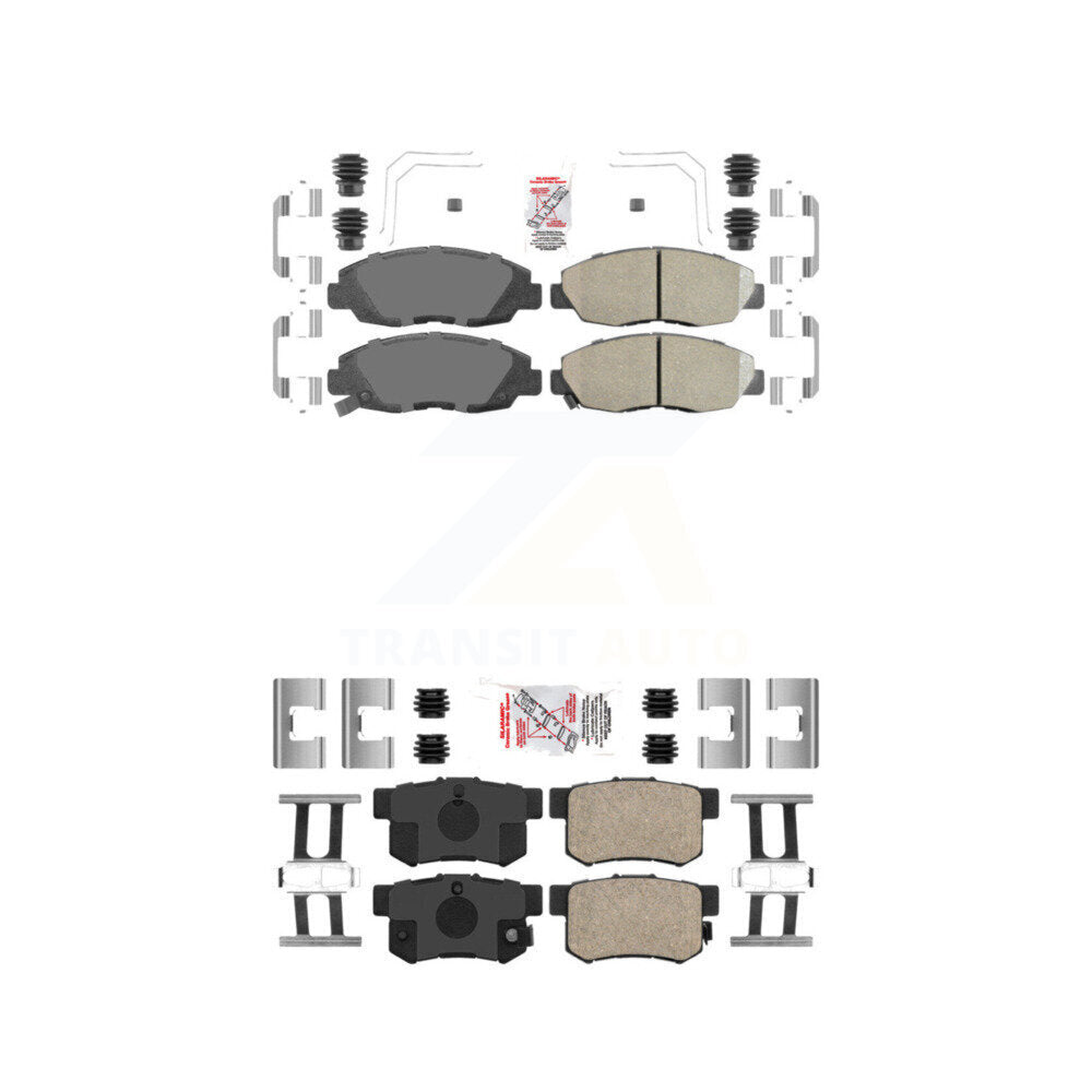 AmeriBRAKES KNF-100300 Disc Brake Pad for 2012-2015 Honda Civic - Front and Rear