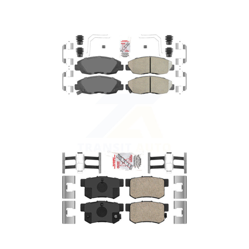 AmeriBRAKES KNF-100301 Disc Brake Pad for 2012-2015 Honda Civic - Front and Rear
