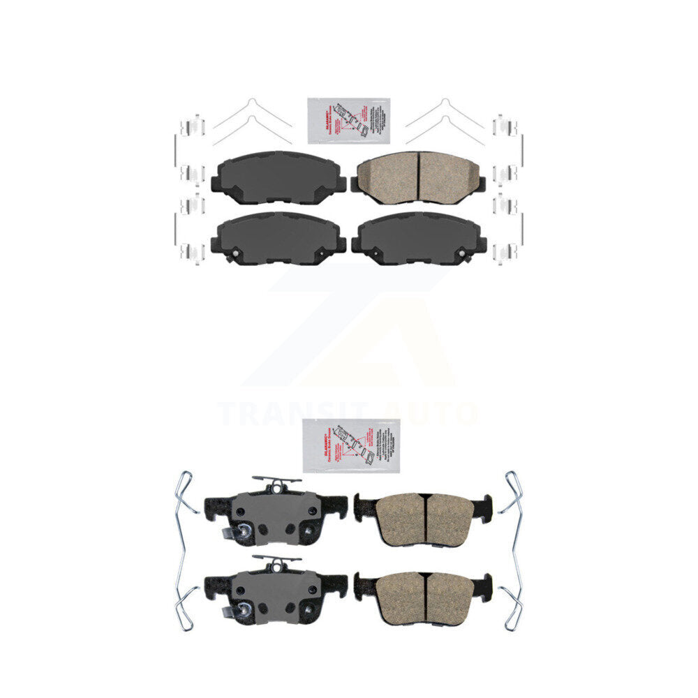 AmeriBRAKES KNF-100308 Disc Brake Pad for 2020-2021 Honda Civic - Front and Rear