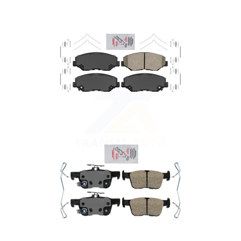 AmeriBRAKES KNF-100308 Disc Brake Pad for 2020-2021 Honda Civic - Front and Rear
