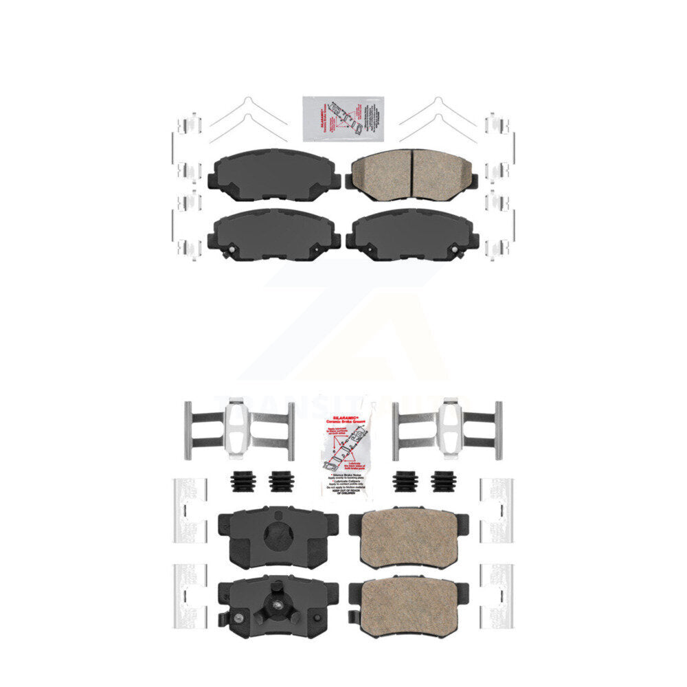AmeriBRAKES KNF-100311 Disc Brake Pad for 2005-2016 Honda CR-V - Front and Rear