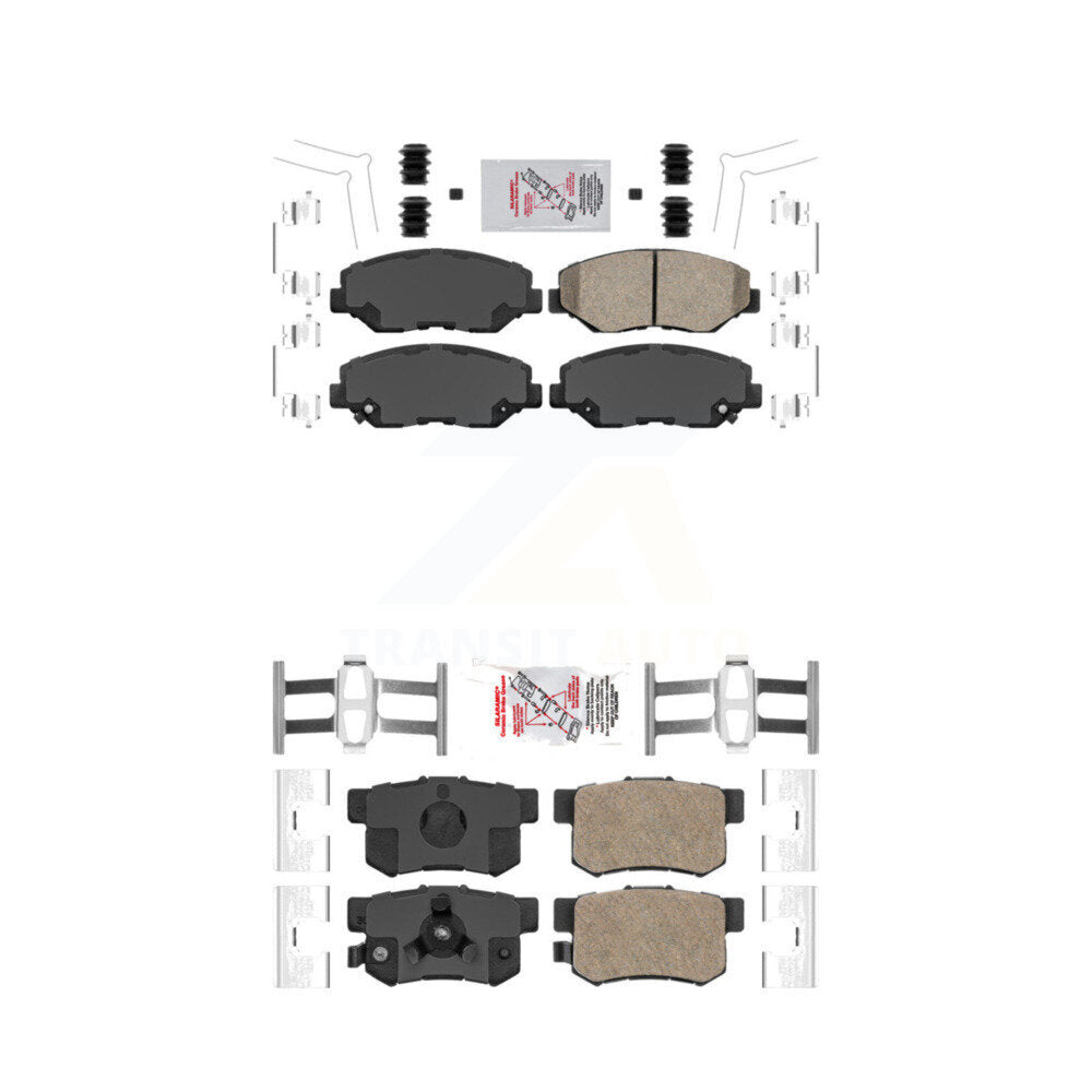 AmeriBRAKES KNF-100314 Disc Brake Pad for 2005-2016 Honda CR-V - Front and Rear