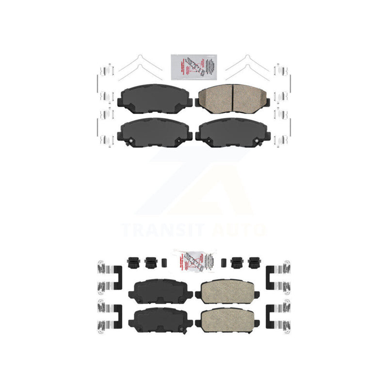 AmeriBRAKES KNF-100320 Disc Brake Pad for 2016 Honda CR-Z - Front and Rear