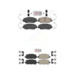 AmeriBRAKES KNF-100321 Disc Brake Pad for 2016 Honda CR-Z - Front and Rear