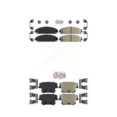AmeriBRAKES KNF-100329 Disc Brake Pad for 2005-2023 Dodge Charger, Dodge Challenger and More - Front and Rear