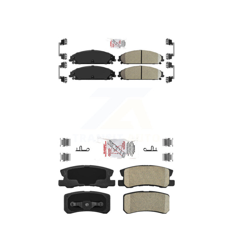 AmeriBRAKES KNF-100332 Disc Brake Pad for 2008-2009 Dodge Caliber - Front and Rear