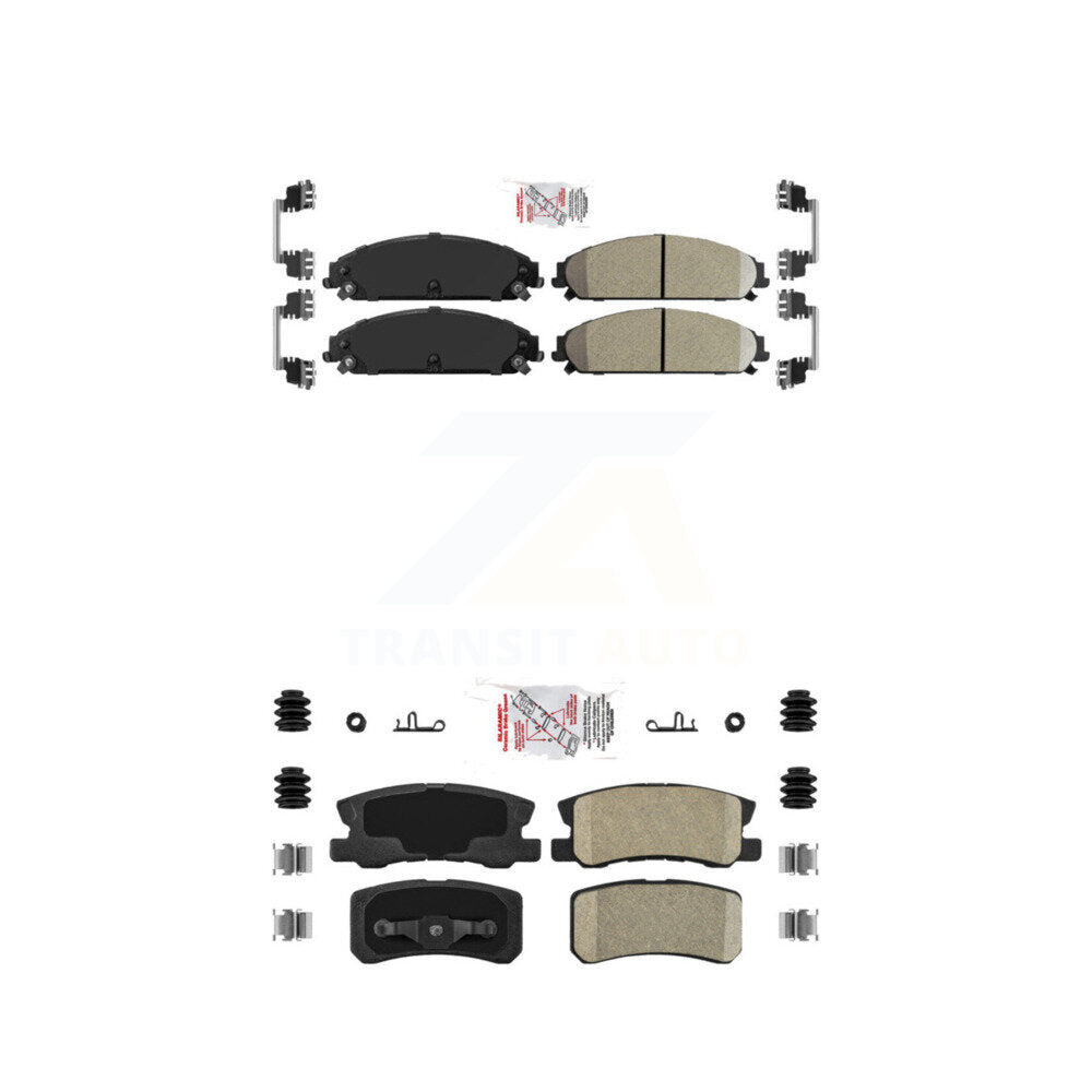 AmeriBRAKES KNF-100335 Disc Brake Pad for 2008-2009 Dodge Caliber - Front and Rear