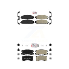AmeriBRAKES KNF-100335 Disc Brake Pad for 2008-2009 Dodge Caliber - Front and Rear