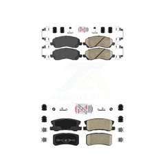 AmeriBRAKES KNF-100343 Disc Brake Pad for 2007-2017 Mitsubishi Lancer, Chrysler 200 and More - Front and Rear