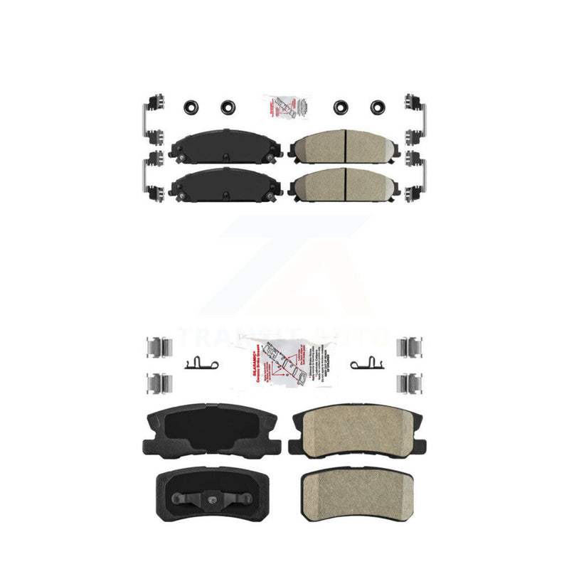 AmeriBRAKES KNF-100344 Disc Brake Pad for 2008-2009 Dodge Caliber - Front and Rear