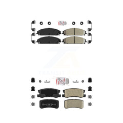 AmeriBRAKES KNF-100347 Disc Brake Pad for 2008-2009 Dodge Caliber - Front and Rear