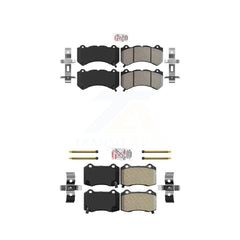AmeriBRAKES KNF-100356 Disc Brake Pad for 2009-2022 Dodge Charger, Dodge Challenger and More - Front and Rear