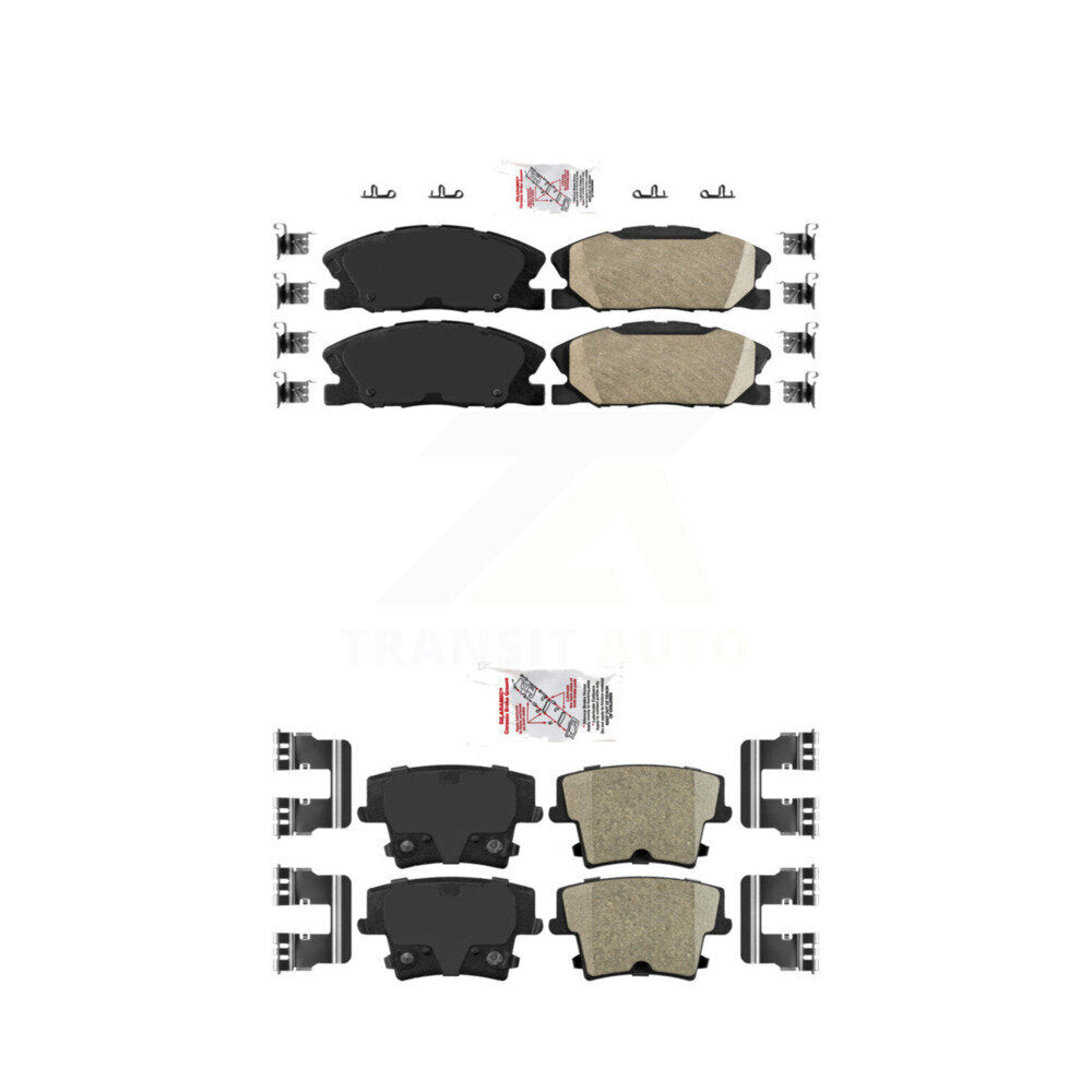 AmeriBRAKES KNF-100360 Disc Brake Pad for 2014-2018 Dodge Charger - Front and Rear