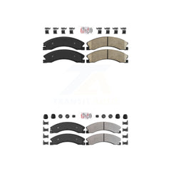 AmeriBRAKES KNF-100362 Disc Brake Pad for 2012-2024 Nissan TITAN XD, Nissan NV1500 and More - Front and Rear