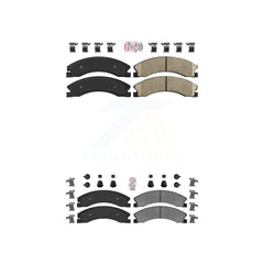 AmeriBRAKES KNF-100365 Disc Brake Pad for 2011-2019 Chevrolet Suburban 3500 HD, Chevrolet Silverado 2500 HD and More - Front and Rear