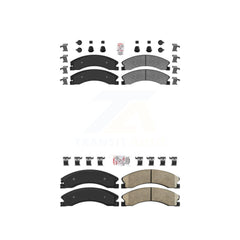 AmeriBRAKES KNF-100367 Disc Brake Pad for 2011-2019 Chevrolet Suburban 3500 HD, Chevrolet Silverado 2500 HD and More - Front and Rear