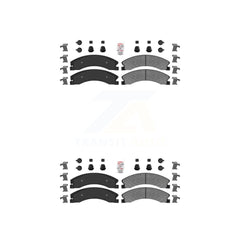 AmeriBRAKES KNF-100368 Disc Brake Pad for 2011-2019 Chevrolet Suburban 3500 HD, Chevrolet Silverado 2500 HD and More - Front and Rear