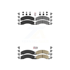 AmeriBRAKES KNF-100382 Disc Brake Pad for 2012-2024 Nissan TITAN XD, Nissan NV1500 and More - Front and Rear