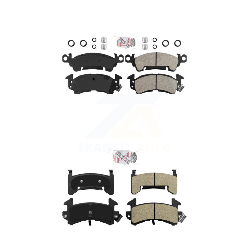AmeriBRAKES KNF-100385 Disc Brake Pad for 1980-1984 Cadillac Commercial Chassis, Cadillac DeVille and More - Front and Rear