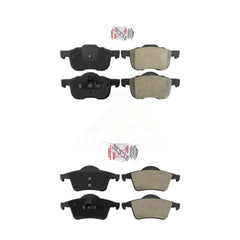AmeriBRAKES KNF-100386 Disc Brake Pad for 1999-2009 Volvo S60, Volvo V70 and More - Front and Rear