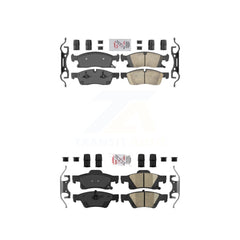 AmeriBRAKES KNF-100401 Disc Brake Pad for 2011-2022 Jeep Grand Cherokee WK, Dodge Durango, Jeep Grand Cherokee - Front and Rear