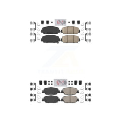 AmeriBRAKES KNF-100408 Disc Brake Pad for 2017-2023 Honda CR-V - Front and Rear