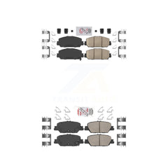 AmeriBRAKES KNF-100409 Disc Brake Pad for 2017-2023 Honda CR-V - Front and Rear