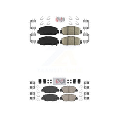 AmeriBRAKES KNF-100410 Disc Brake Pad for 2017-2023 Honda CR-V - Front and Rear