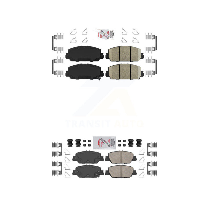 AmeriBRAKES KNF-100410 Disc Brake Pad for 2017-2023 Honda CR-V - Front and Rear