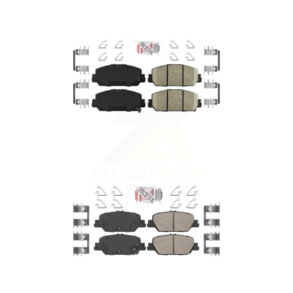 AmeriBRAKES KNF-100411 Disc Brake Pad for 2017-2023 Honda CR-V - Front and Rear
