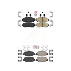 AmeriBRAKES KNF-100413 Disc Brake Pad for 2020-2022 Honda CR-V - Front and Rear