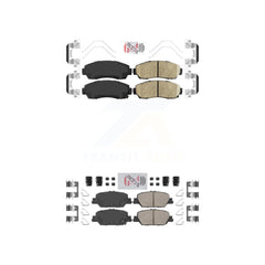 AmeriBRAKES KNF-100414 Disc Brake Pad for 2020-2022 Honda CR-V - Front and Rear