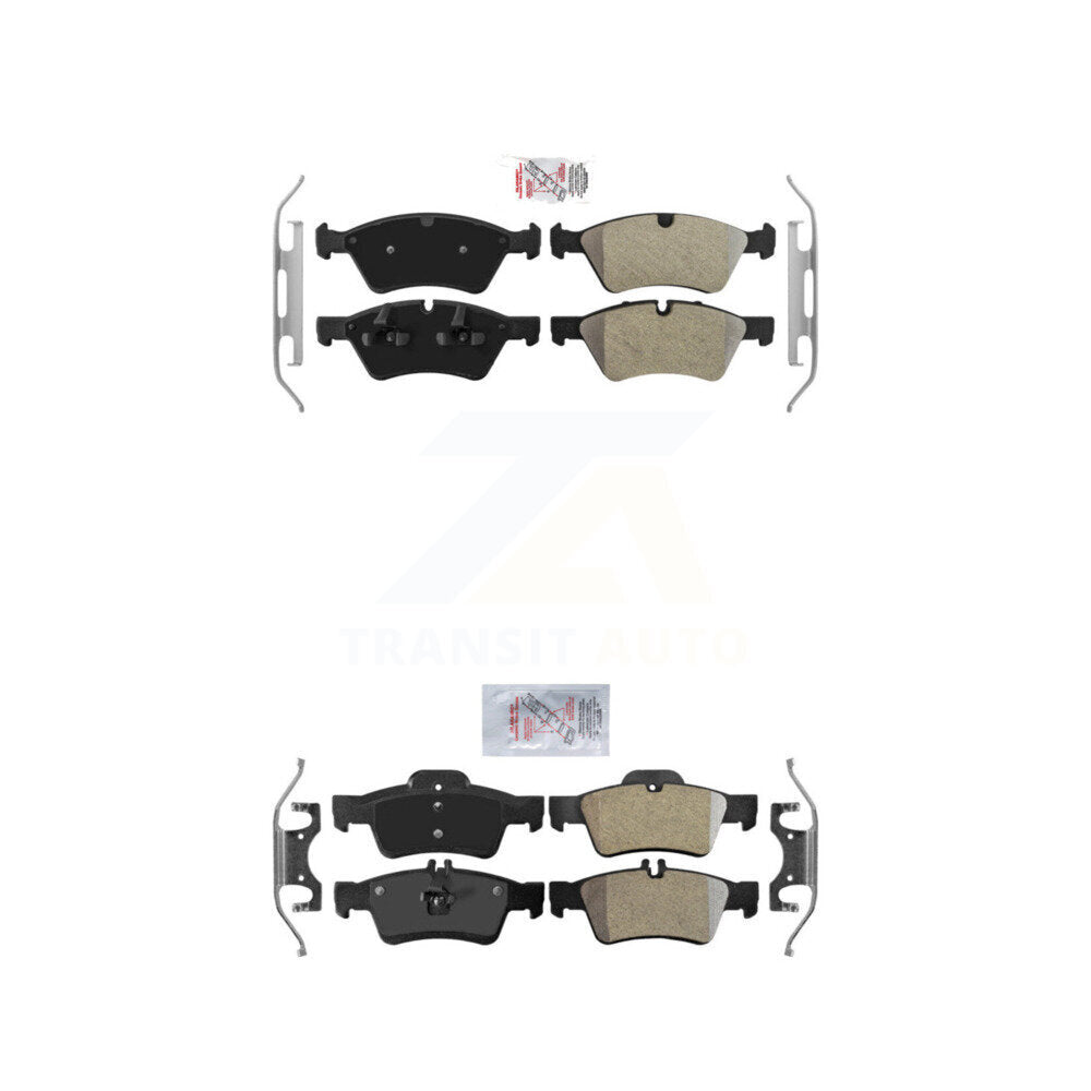 AmeriBRAKES KNF-100418 Disc Brake Pad for 2006-2009 Mercedes-Benz E350, Mercedes-Benz E550, Mercedes-Benz E500 - Front and Rear