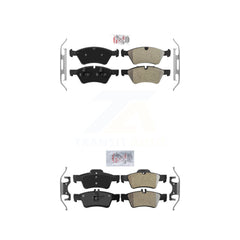 AmeriBRAKES KNF-100418 Disc Brake Pad for 2006-2009 Mercedes-Benz E350, Mercedes-Benz E550, Mercedes-Benz E500 - Front and Rear