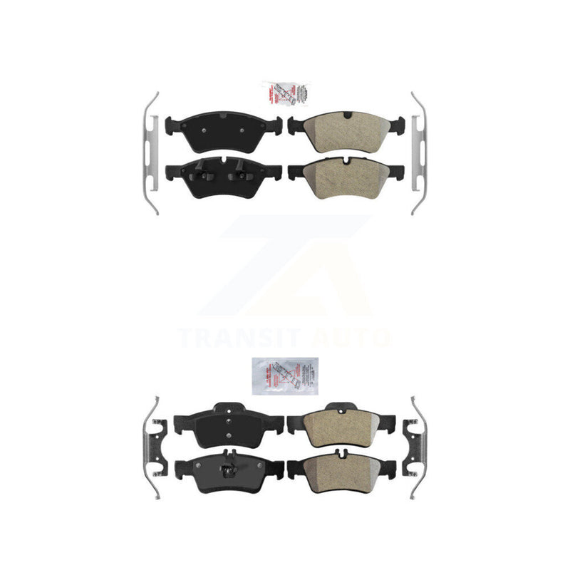 AmeriBRAKES KNF-100418 Disc Brake Pad for 2006-2009 Mercedes-Benz E350, Mercedes-Benz E550, Mercedes-Benz E500 - Front and Rear