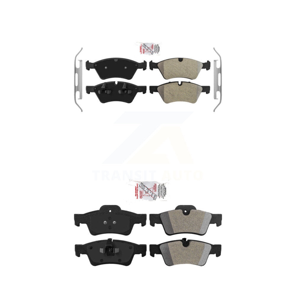 AmeriBRAKES KNF-100422 Disc Brake Pad for 2005-2013 Mercedes-Benz ML350, Mercedes-Benz GL350 and More - Front and Rear